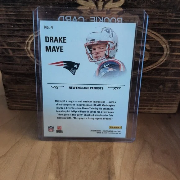 2024 Panini Contenders Drake Maye Rookie Stallions Rookie Card Patriots MVP? 🔥 - Picture 2 of 2
